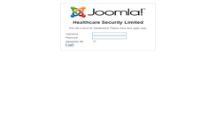 Desktop Screenshot of healthcaresecurityltd.com